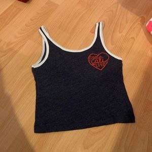 Holister cropped tank